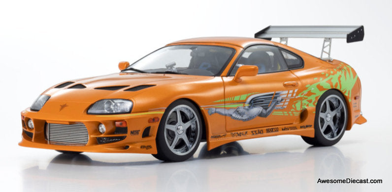1994 Toyota Supra (Brian's Supra) The Fast And The Furious (2001) 1:18 Diecast Model Car by Kyosho