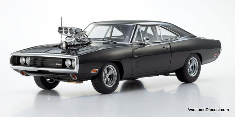 1970 Dodge Charger R/T (Dom's Charger)  The Fast & Furious (2021) 1:18 Diecast Model Car by Kyosho
