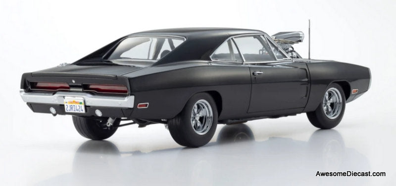1970 Dodge Charger R/T (Dom's Charger)  The Fast & Furious (2021) 1:18 Diecast Model Car by Kyosho