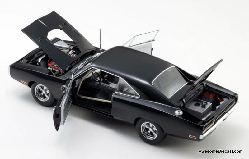 1970 Dodge Charger R/T (Dom's Charger)  The Fast & Furious (2021) 1:18 Diecast Model Car by Kyosho