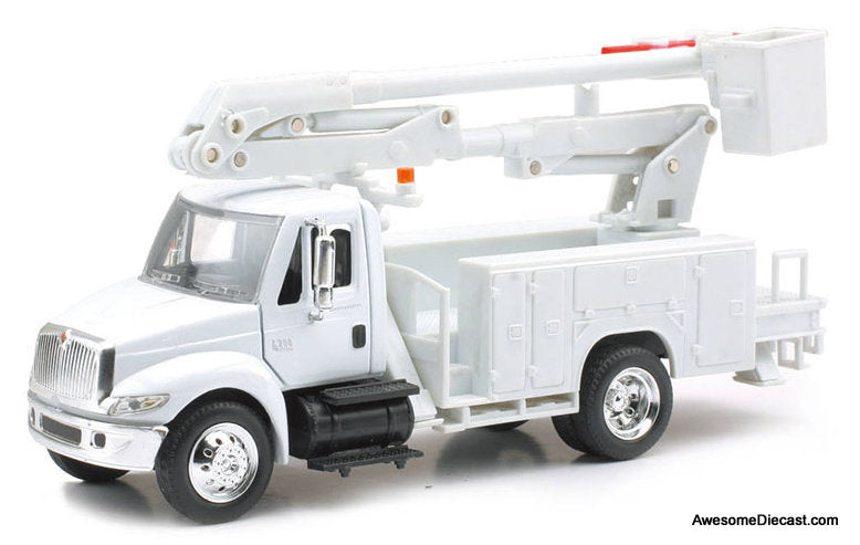 International 4200 Line Maintenance Service Truck, White 1:43 Diecast Model Truck by New Ray