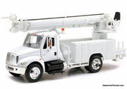 International 4200 Digger Service Truck White 1:43 Diecast Model Truck by New Ray