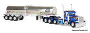 Peterbilt 389 Day Cab w/Walker Food Grade Tank Trailer: Finnesgard Trucking 1:64 Diecast Model DCP by First Gear