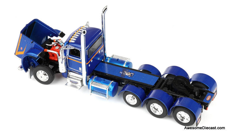 Peterbilt 389 Day Cab w/Walker Food Grade Tank Trailer: Finnesgard Trucking 1:64 Diecast Model DCP by First Gear