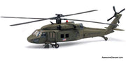 Sikorsky UH-60 Black Hawk Helicopter US Army 1:60 Diecast Model Helicopter by New Ray