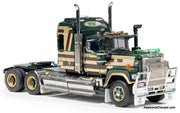 Mack Bicentennial Super-Liner Sleeper Cab, Green/Gold: Ernest Giles 1:50 Diecast Model Truck by Drake