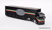 Scania S370 Enclosed Double Deck Gull Wing Transporter, Black (Pagani) 1:64 Diecast Model by Henson & Heaven
