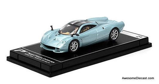 Pagani Huayra Codalunga, Metallic Blue 1:64 diecast Model Car by Poster Cars