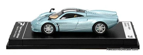 Pagani Huayra Codalunga, Metallic Blue 1:64 diecast Model Car by Poster Cars