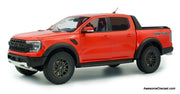 2024 Ford Ranger Raptor, Orange 1:18 Diecast Model Truck by Solido