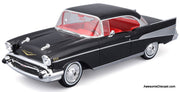 1957 Chevrolet Bel Air, Black 1:18 Diecast Model Car by Maisto