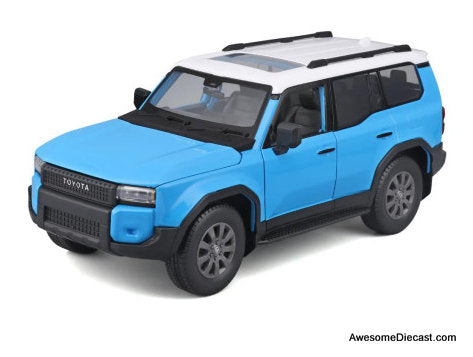 2024 Toyota Land Cruiser Blue 1:24 Diecast Model Car by Maisto