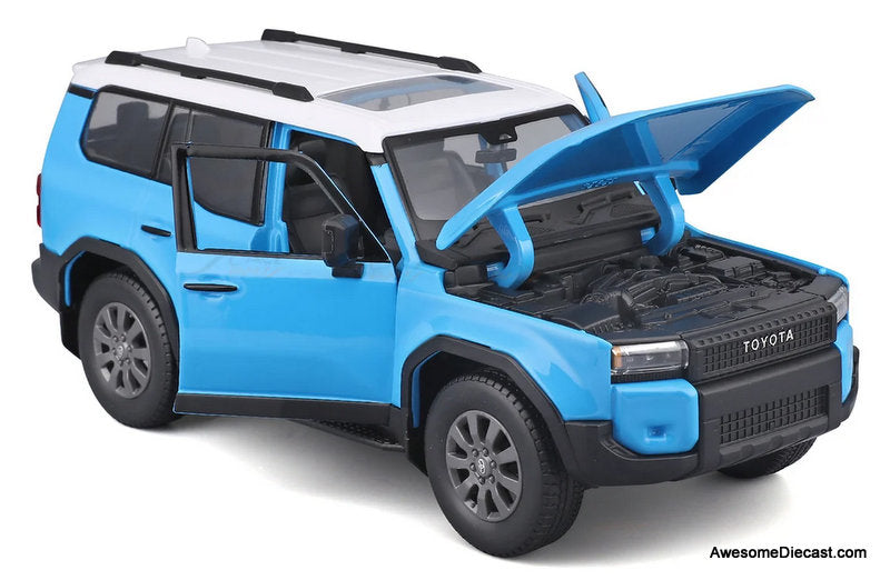 2024 Toyota Land Cruiser Blue 1:24 Diecast Model Car by Maisto