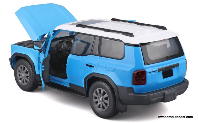 2024 Toyota Land Cruiser Blue 1:24 Diecast Model Car by Maisto