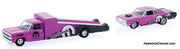 1974 Dodge Ramp Truck & 1969 Dodge Dart Swinger 340 1:64 Diecast Model Truck by M2 Machines