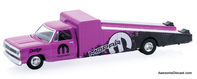 1974 Dodge Ramp Truck & 1969 Dodge Dart Swinger 340 1:64 Diecast Model Truck by M2 Machines