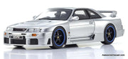Nismo Nissan GT-R R33 (BCNR33), Silver 1:43 Resin Cast Model Car by Kyosho