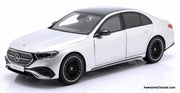 2023 Mercedes Benz E-Class (W124), Silver 1:18 Diecast Model Car by iScale