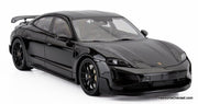 2024 Porsche Taycan Turbo GT, Black 1:18 Resin Cast Model Car by Minichamps