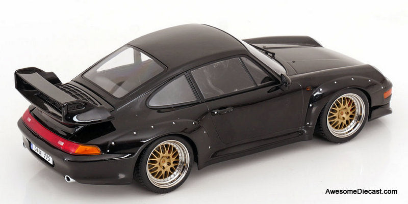 1996 Porsche 911 (993) GT2, Black 1:12 Diecast Model Car by KK Scale