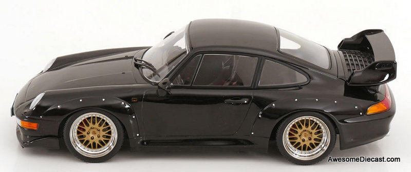 1996 Porsche 911 (993) GT2, Black 1:12 Diecast Model Car by KK Scale
