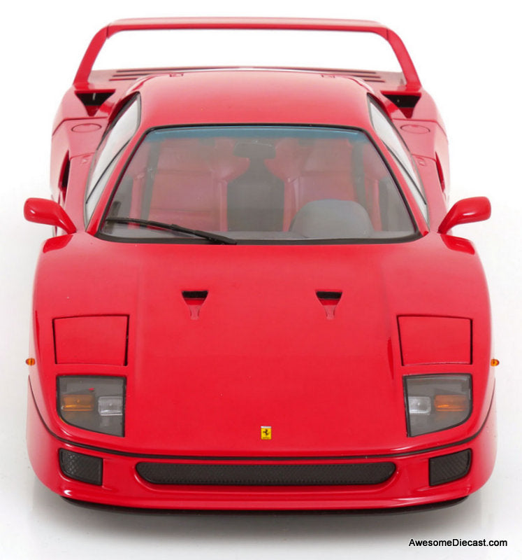 1987 Ferrari F40, Red 1:12 Diecast Model Car by KK Scale