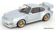 1996 Porsche 911 (993) GT2, Silver 1:12 Diecast Model Car by KK Scale