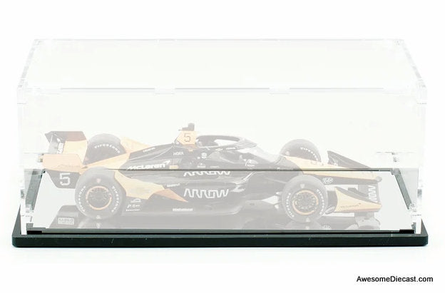 Official Indianapolis 500 1:18 Scale Diecast Display Case w/Interchangeable Inserts 1:18 Scale Acrylic Display Case by Collector's Showcase