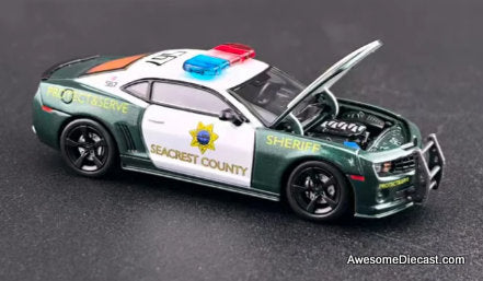 Chevrolet Camaro 5th Generation "Need for Speed" Police Car 1:64 Diecast Model Car by 1+1 Model