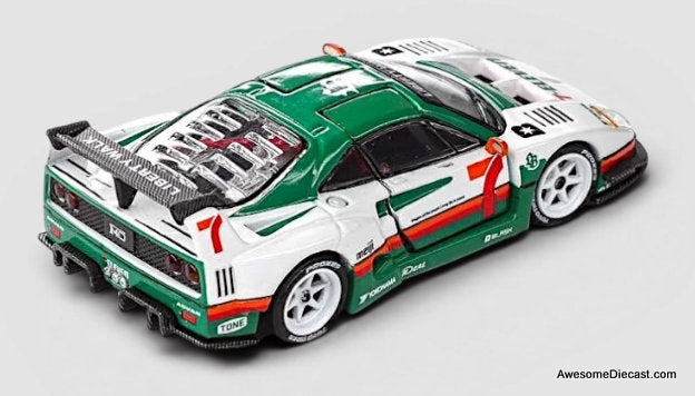Ferrari F-40 Gull Wing 7-11 Livery 1:64 Diecast Model Car by Demon King