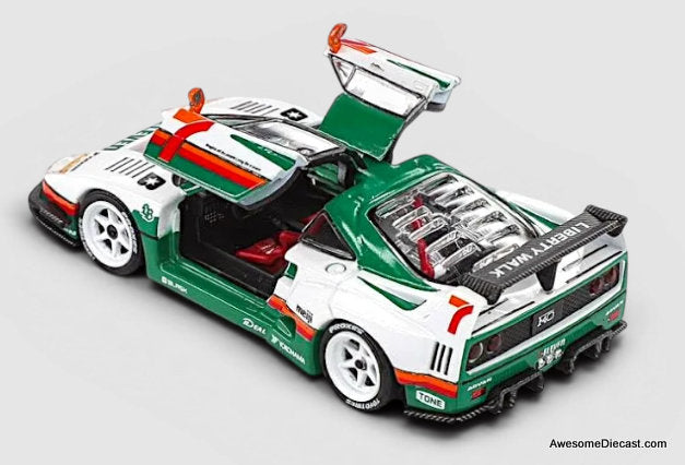 Ferrari F-40 Gull Wing 7-11 Livery 1:64 Diecast Model Car by Demon King
