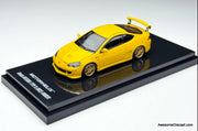 Honda Integra Type R (DC5) Mugen, Phoenix Yellow 1:64 Diecast Model Car by MotorHelix