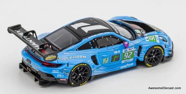 Porsche 911 GT3 R Le Mans 2025 LMGT3 Winner #92, 1:64 Diecast Model Car by Trends Hobby