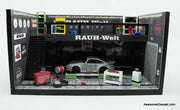 RWB Auto Repair Shop Diorama, Black 1:64 Diorama by MotorHelix
