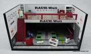 RWB Auto Repair Shop Diorama, White 1:64 Diorama by MotorHelix