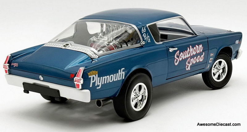 1966 Plymouth HEMI Under Glass: Southern Speed 1:18 Diecast Model Car by ACME