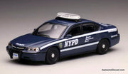 Chevrolet Impala: New York Auxiliary Traffic Police 1:64 Diecast Model Car by 596 Model