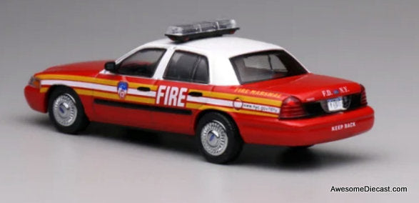 Ford Crown Victoria: New York City Fire Department 1:64 Diecast Model Car by 596 Model