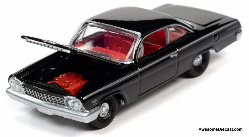 1962 Chevrolet Bel Air, Tuxedo Black 1:64 Diecast Model Car by Johnny Lightning