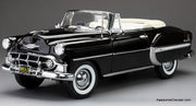 1953 Chevrolet Bel Air Convertible, Black 1:18 Diecast Model Car by Sun Star