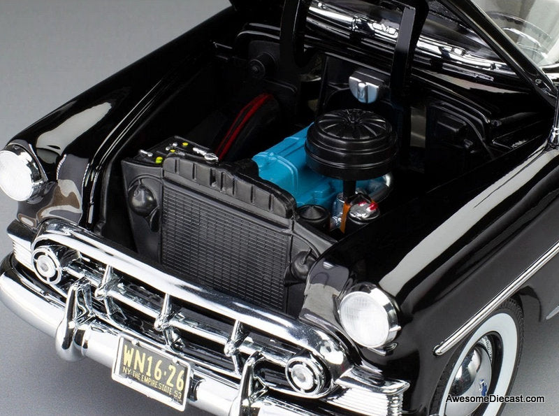 1953 Chevrolet Bel Air Convertible, Black 1:18 Diecast Model Car by Sun Star