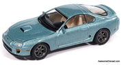 1998 Toyota Supra, Caribbean Green 1:64 Diecast Model Car by Auto World