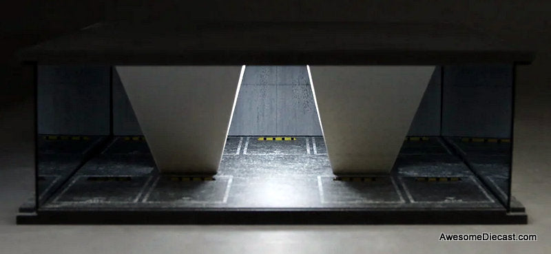Underground Parking Garage Diorama w/Lighting 1:64 Diorama by MoreArt