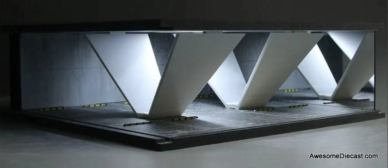 Underground Parking Garage Diorama w/Lighting 1:64 Diorama by MoreArt
