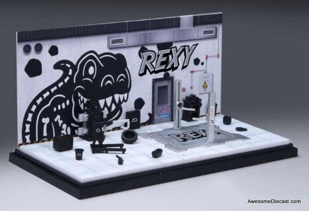 Bone Dragon Painting & Maintenance Room Diorama w/Accessories 1:64 Diorama by MoreArt