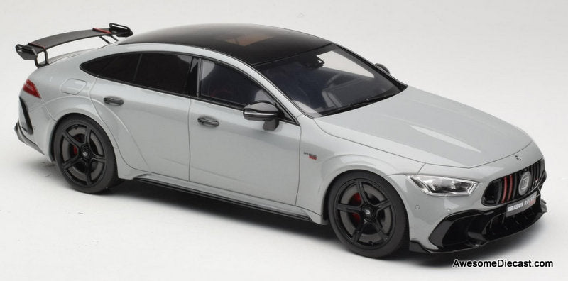 2024 Mercedes AMG GT63 S Brabus Rocket 1000 (C192), Nardo Gray 1:18 Resin Cast Model Car by GT Spirit
