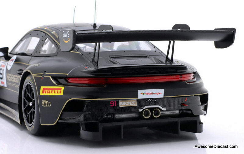 Porsche 911 GT3 R #91 Herberth Motorsport 24Hr Spa 2025, 1:18 Diecast Model Car by IXO
