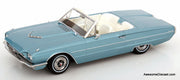 1966 Ford Thunderbird Convertible, Metallic Blue 1:18 Diecast Model Car by KK Scale