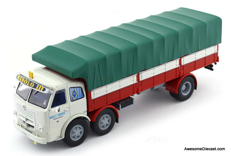 1968 Pegaso 1063 Delivery Truck: Manolo F Miranda Transport 1:43 Diecast Model Truck by Hachette