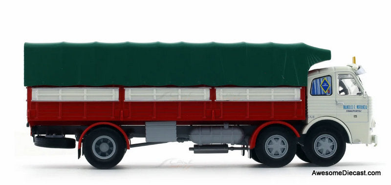 1968 Pegaso 1063 Delivery Truck: Manolo F Miranda Transport 1:43 Diecast Model Truck by Hachette